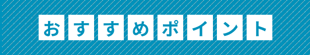 おすすめポイント